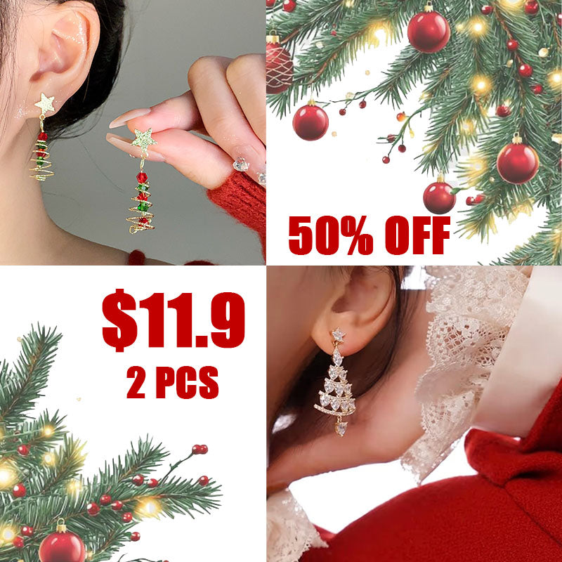 🎄Christmas Special Pre-sale: 50% Off💥--Tree earrings