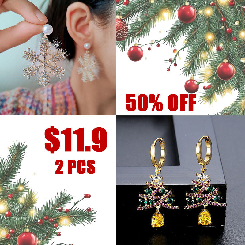 🎄Christmas Special Pre-sale: 50% Off💥--Tree earrings