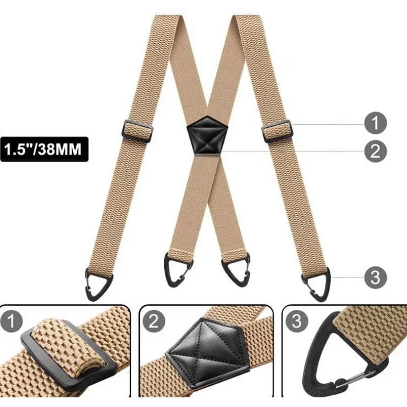 📢📢50% OFF !! ⏰X-Back Suspenders with Hook Clips