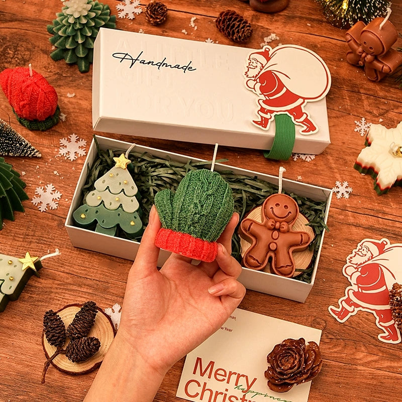 🎄Christmas Special Pre-sale: 50% Off💞--Fragrance Candle Gift Box Christmas Candle Set Christmas Gifts